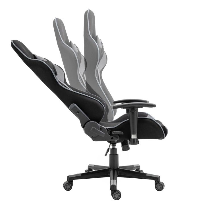 Компьютерное кресло из ткани PlayMaker Supreme Gaming 94559 Черно-серый, Zenga ткань