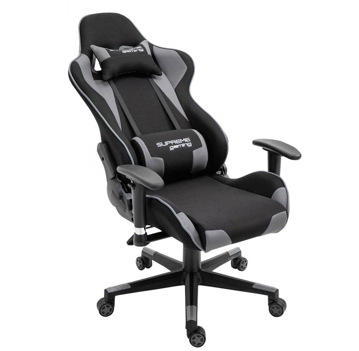 Компьютерное кресло из ткани PlayMaker Supreme Gaming 94559 Черно-серый, Zenga ткань