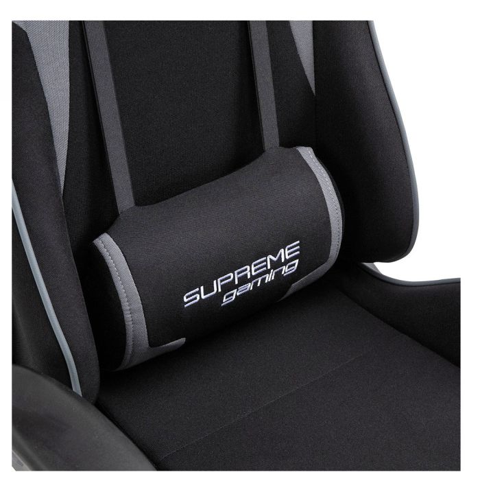 Компьютерное кресло из ткани PlayMaker Supreme Gaming 94559 Черно-серый, Zenga ткань