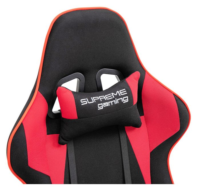 Компьютерное кресло из ткани PlayMaker Supreme Gaming 94557 Черно-красный, Zenga ткань
