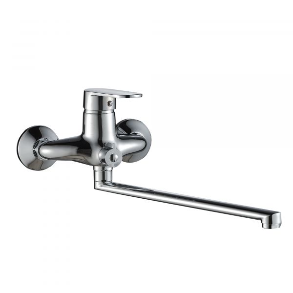 Смеситель для ванны Lidz Tani 0052 с поворотным изливом (с душевым гарнитуром) (k40) LDTAN0052CRM44960 Chrome