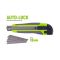 Нож пластик/резина с выдвижным сегментом лезвием 18мм Alloid
