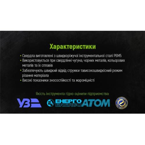 Сверло по металлу 2,2мм DIN338 Alloid