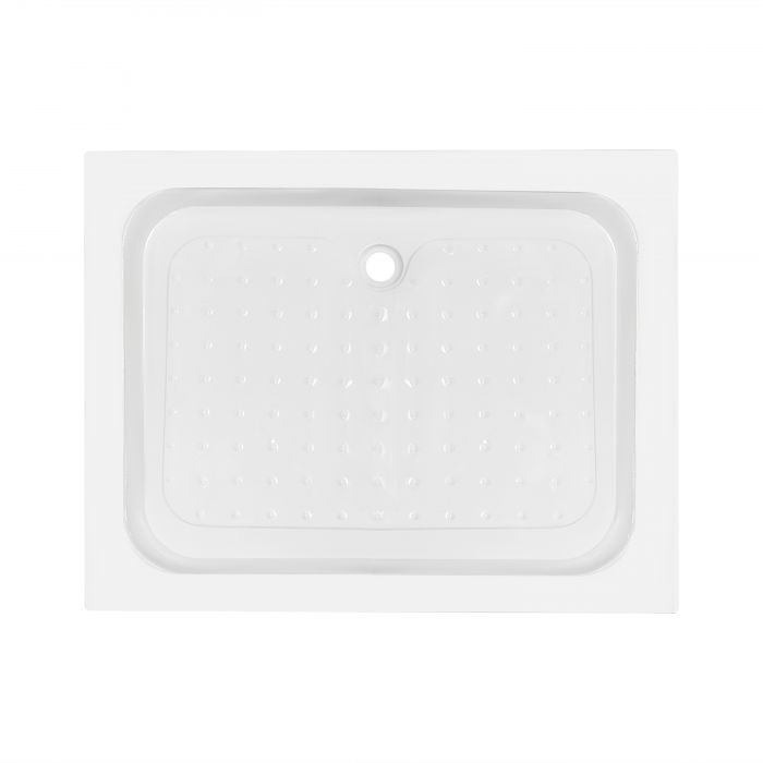 Душевой поддон KAPIELKA ST100x80х14 низкий, прямоугольный, диаметр слива 52 мм Lidz