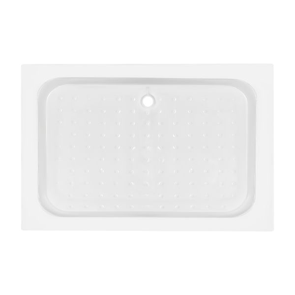 Поддон душевой KAPIELKA ST120x80х14 низкий, прямоугольный, диаметр слива 52 мм Lidz