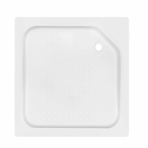Душевой поддон KAPIELKA ST90x90х14 низкий, квадратный, диаметр слива 52 мм Lidz