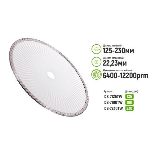 Диск алмазный отрезной Turbo Wave 125 мм Alloid (DS-7125TW)