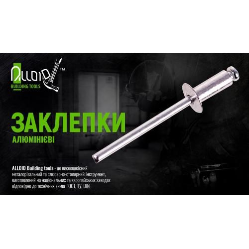 Заклепка алюминиевая 4,8х19,0мм, 50 шт Alloid (RA-48190)