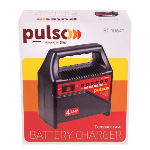 Зарядное устройство PULSO BC-10641 6&12V/4A/10-60AHR/светодиодн.инд.