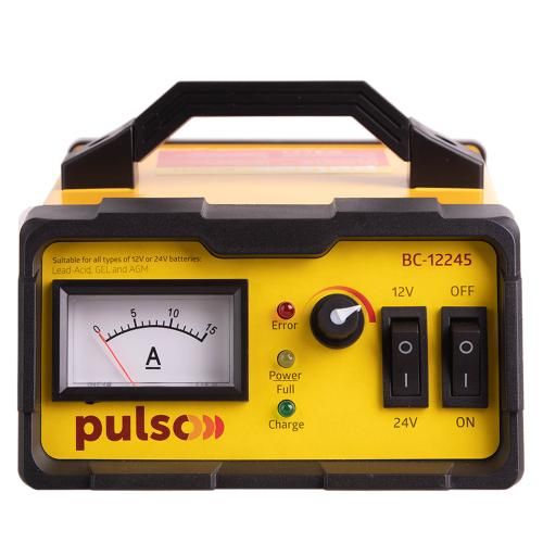 Зарядное устройство PULSO BC-12245 12-24V/0-15A/5-190AHR/LED-Ампер./Импульсное (BC-12245)