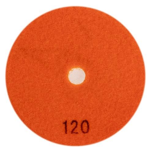 Круг алмазный шлифовальный на липучке 125 мм, зерно 120, Alloid (DD-125120)