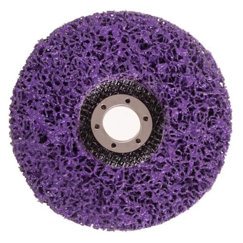 Круг зачистный "коралл" 125мм х 22,2мм (фиолетовый), Alloid