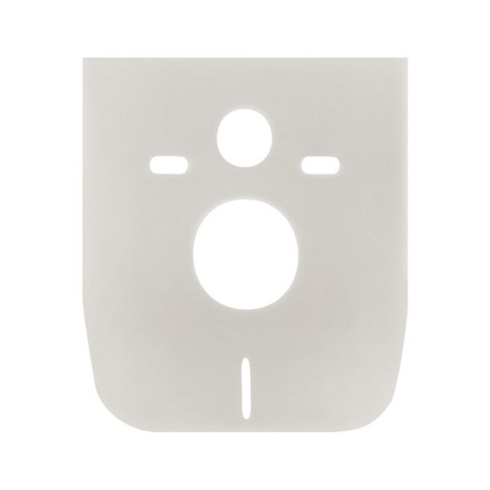 Комплект: Qtap Robin Ultra Quiet подвесной унитаз QT1333046EUQW + Nest комплект установки 4в1 (круглая клавиша Satin) QT0133M425 + QT0111M11111SAT