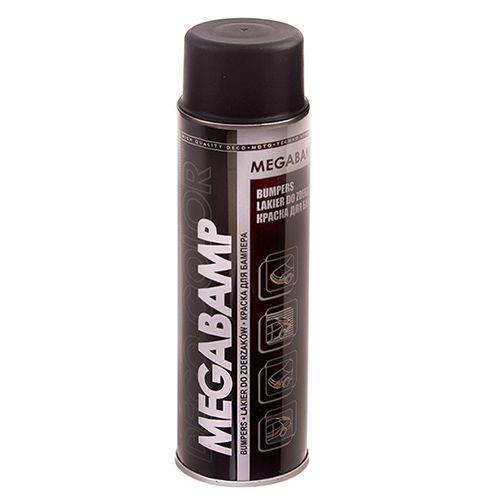 Deco Color Краска аэроз. 500ml Megabamp/для бамперов черный мат