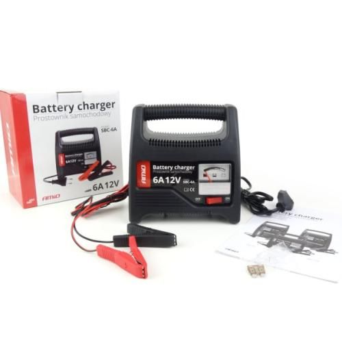 Зарядний пристрій AMiO SBC-6A 6А, 12В
