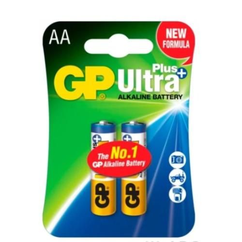 Батарейка GP ULTRA PLUS ALKALINE 1.5V 15AUPHM-2UE2 щелочная LR6, АА (4891199100246)