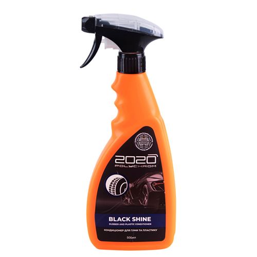 Polychrom 2020 Кондиционер для резины и пластика "BLACK SHINE", 0,5л.