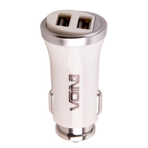 Автомобильное зарядное устройство VOIN C-2411W 2USB (12/24V - 5V 2,4A)