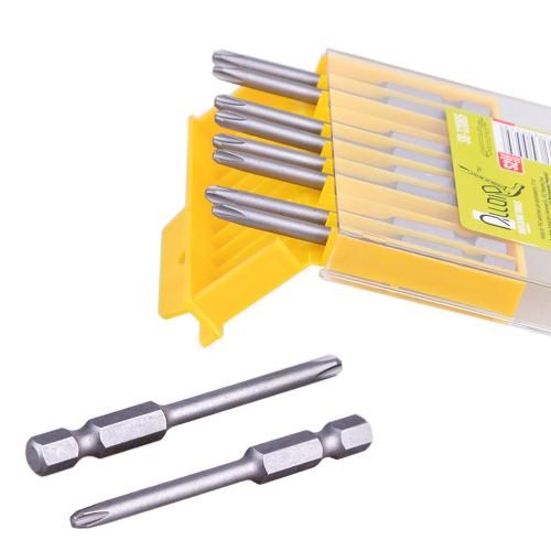 Alloid. Набор бит магнитных для шуруповерта PH2 65мм, S2 (10шт) (SB-12065)