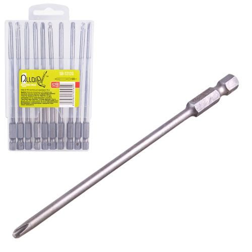 Alloid. Набор бит магнитных для шуруповерта PH2 120мм, S2 (10шт)