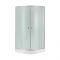 Душевая кабина Lidz Latwa SC80x80.SAT.LOW.FR, стекло Frost 4 мм + Lidz Душевой поддон KAPIELKA ST80x80x15