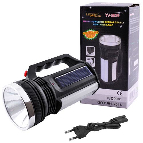 Ліхтар переносний Luxury 2836 T, 1W+16SMD, сонячна батарея, ЗУ 220V, вбудований акумулятор