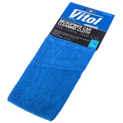 Салфетка микрофибра VSC3030 универс. 30х30см/синяя (VSC3030)