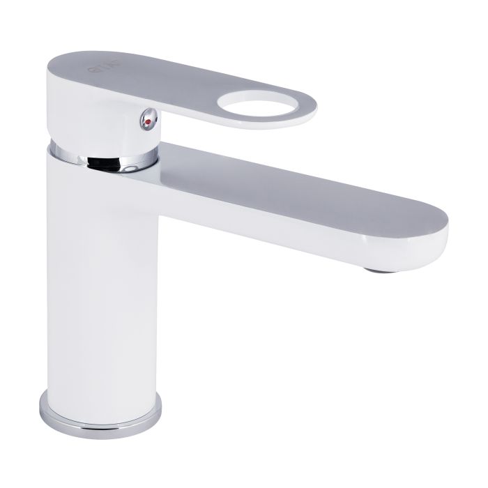 Смеситель для раковины Qtap Jay QTJAY270CRW45551 Chrome/White