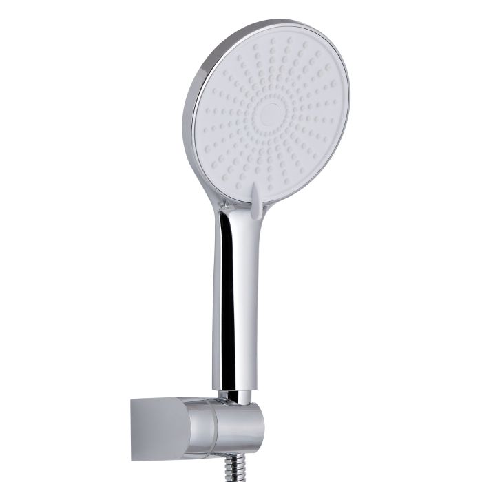 Смеситель для ванны Qtap Jay (с душевым гарнитуром) QTJAY259CRW45553 Chrome/White
