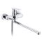 Смеситель для ванны Qtap Aries с длинным поворотным изливом (с душевым гарнитуром) QTARI2601CRM45558 Chrome