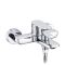 Смеситель для ванной Qtap Aries (с душевым гарнитуром) QTARI259CRM45559 Chrome