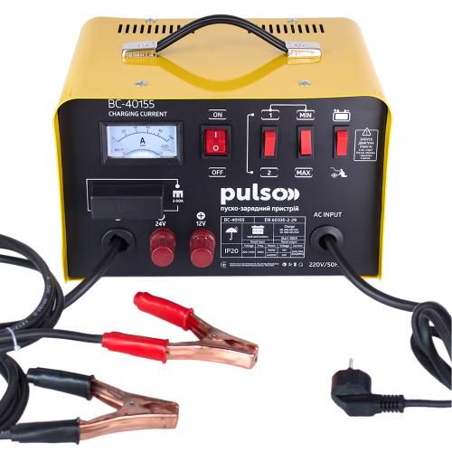 Пуско-зарядное устройство PULSO BC-40155 12&24V/45A/Start-100A/20-300AHR/стрелк. индюк. (BC-40155)