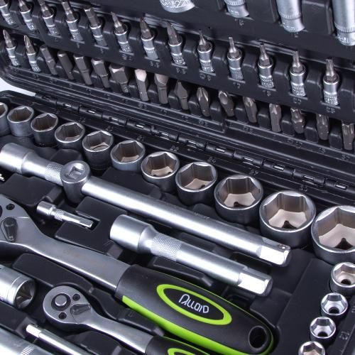 Набор инструмента Alloid Base 1/2" и 1/4" 6-г108 предметов (NI-1108 WN-6) (NI-1108 WN-6)