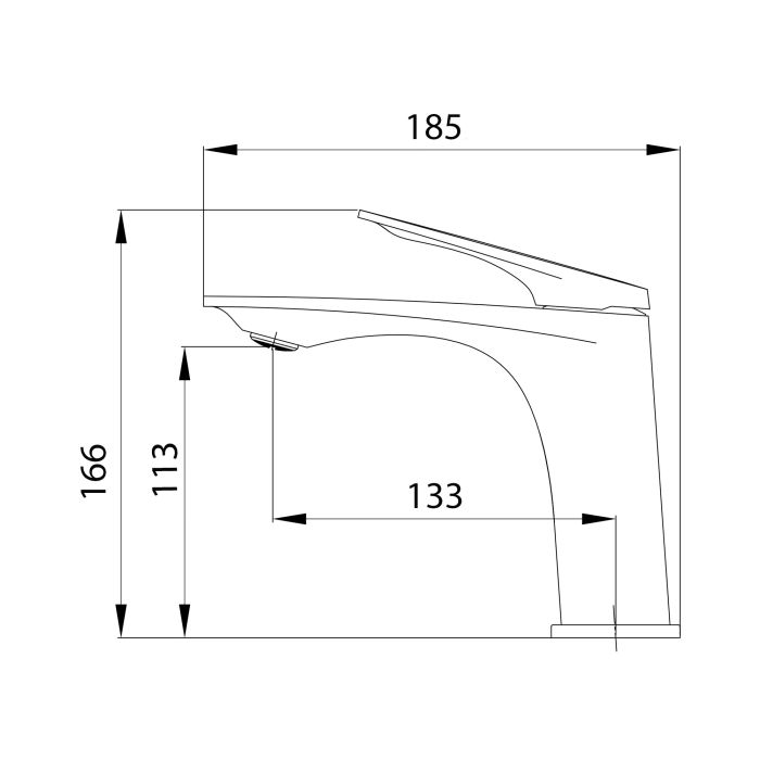 Смеситель для раковины Qtap Vlasta New QTVLA270GMB45641 Gunmetal Black PVD
