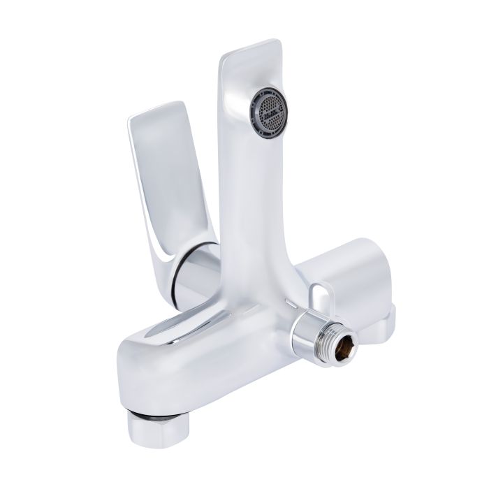 Смеситель для ванны Qtap Vlasta New (с душевым гарнитуром) QTVLA259CRM45642 Chrome