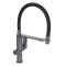 Смеситель для кухни Qtap Vlasta New с гибким изливом с подключением для питьевой воды QTVLA364GMB45649 Gunmetal Black PVD