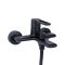 Смеситель для ванны Qtap Taurus (с душевым гарнитуром) QTTAU259BLM45662 Black Matt