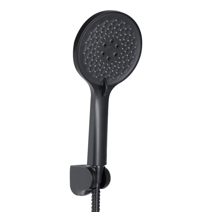 Смеситель для ванны Qtap Taurus (с душевым гарнитуром) QTTAU259BLM45662 Black Matt