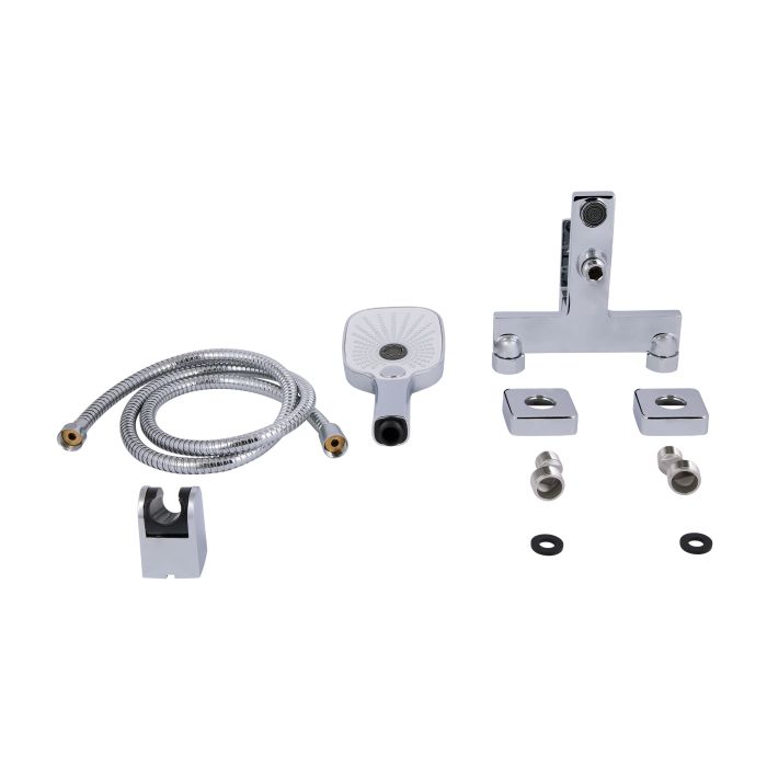 Смеситель для ванны Qtap Gemini (с душевым гарнитуром) QTGEM259CRM45681 Chrome