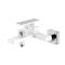 Смеситель для ванны Qtap Gemini (с душевым гарнитуром) QTGEM259CRW45683 Chrome/White