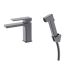 Смеситель для раковины Qtap Gemini (с гигиеническим душем) QTGEM272GMB45692 Gunmetal Black PVD