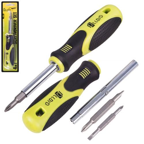 Отвертка универсальная 4 в 1 Alloid (OPH4Б)