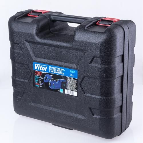 Набір 3 в 1 домкрат електрогідравлічний 2т + компресор 12В, 10А, 35л / хв + гайковерт 12В, 480Nm