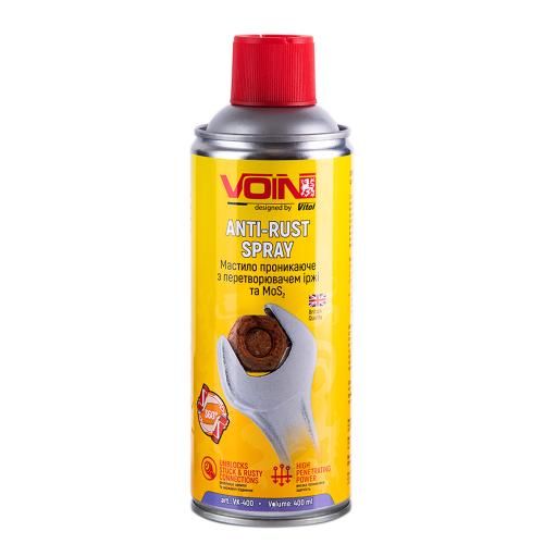 Смазка проникающая с преобразователем ржавчины "Жидкий ключ" ТМ VOIN в аэр.упаковке, 400мл (VK-400)
