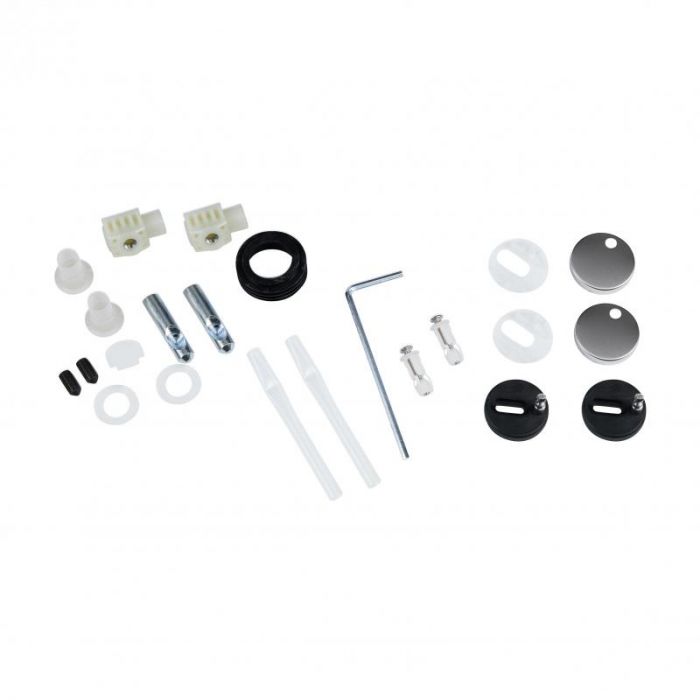 Комплект Qtap Virgo Matt Black 2 в 1: унитаз подвесной Rimless QT1833051ERMB + биде подвесное QT1855051FMB