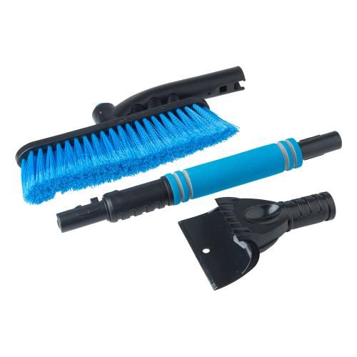 Щетка + скребок VITOL для снега и льда, телескопическая 65-82см, ISV-2028 (ISV-2028)