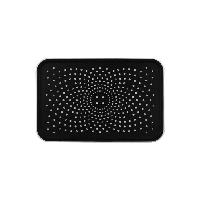 Воронка для верхнего душа Qtap Hlavova 260x180 мм прямоугольная QTHLA107CRM45784 Chrome/Black