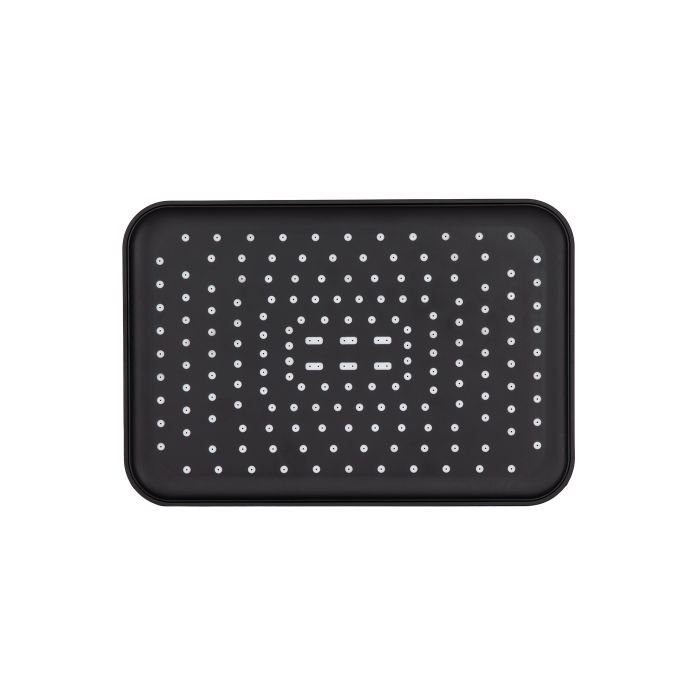Воронка для верхнего душа Qtap Hlavova 260x180 мм прямоугольная QTHLA107BLM45786 Black Matt