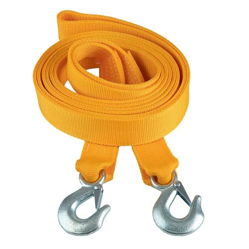 Трос буксировочный ТР-250-4-1 4т лента 48мм х 5м оранж/крюк/в шарик (ТР-250-4-1)