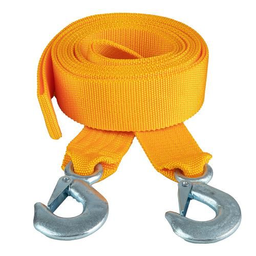Трос буксировочный ТР-250-3-1 3т лента 46мм х 5м оранж/крюк/в шарик (ТР-250-3-1)